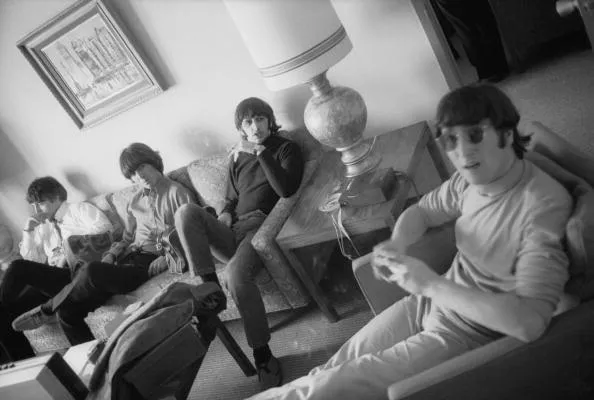 Beatles nella stanza 1050 dell'albergo