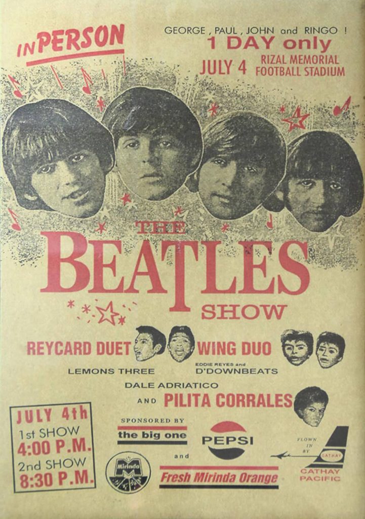I Beatles e Brian Epstein non sapevano nulla del fatto che era stato organizzato un ricevimento con la First Lady delle Filippine, Imelda Marcos, a cui sarebbe seguito un pranzo in onore del gruppo.