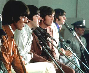 Conferenza stampa Beatles a Los Angeles