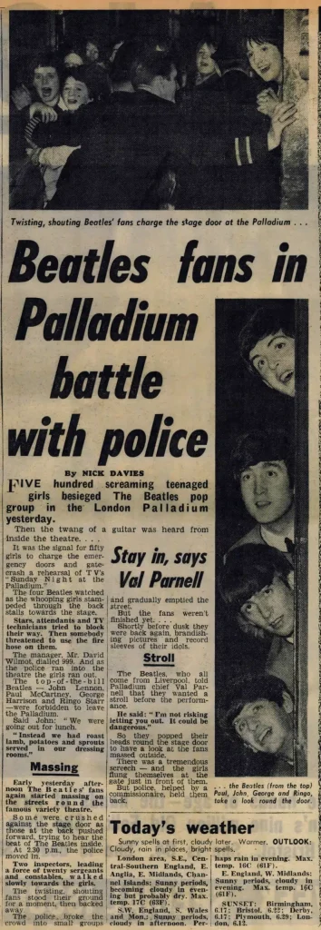 Beatles Fans in Palladium